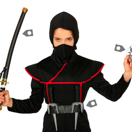 Set Ninja nero 3 pezzi
