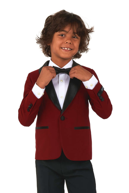 Ragazzo smoking rosso bordeaux <tc>OppoSuits</tc>