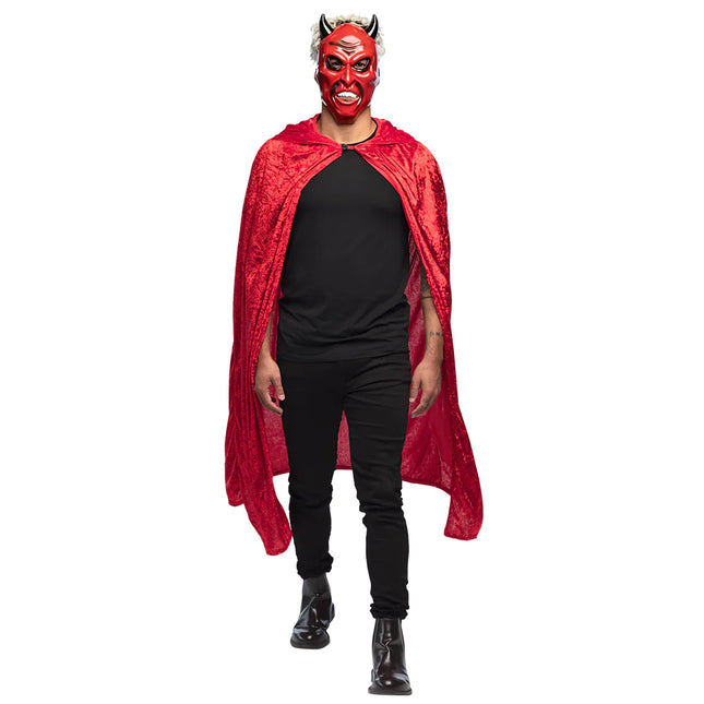 Maschera di Halloween Diavolo Rosso