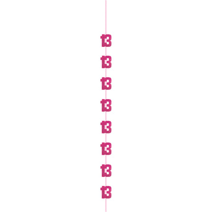 13 Anni Decorazione da appendere Rosa 1,52m