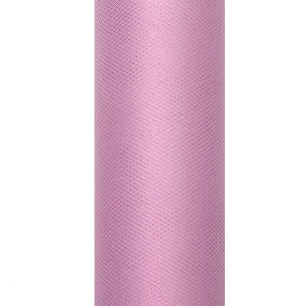 Rotolo di tulle rosa pastello 15cm 9m
