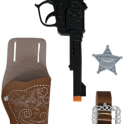 Fondina con pistola 24 cm