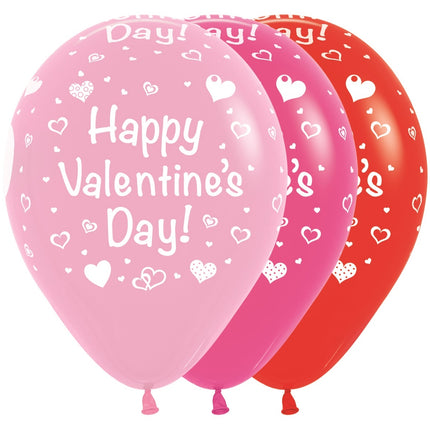 Palloncini Happy Valentines Day Mix 30cm 25pz