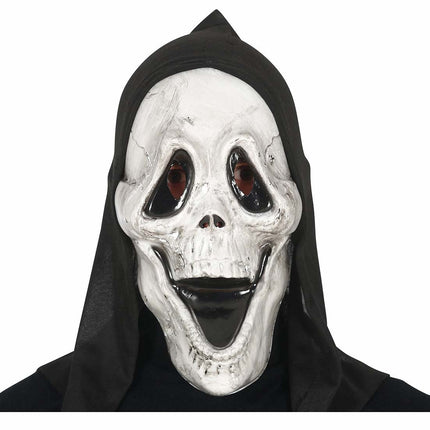 Maschera di Halloween in bianco e nero Fantasma