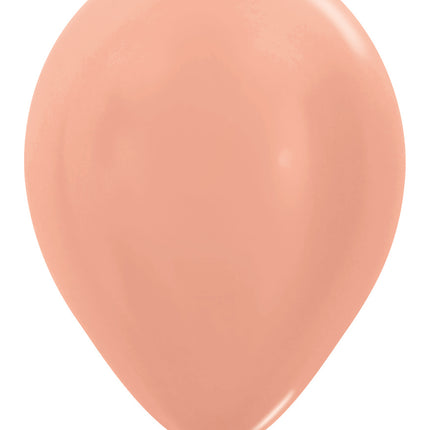 Palloncini Oro Rosa Metallico 30cm 50pz