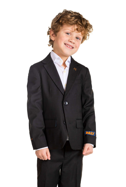 Tuta nera giornaliera Ragazzo <tc>OppoSuits</tc>