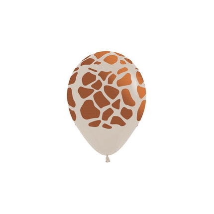 Palloncini Stampa Animale Inchiostro Metallico 12cm 50pz