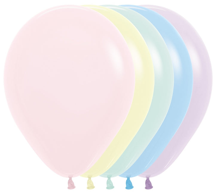 Palloncini Pastello Matte Mix 30cm 12pz