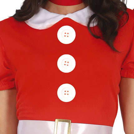 Costume da Minnie Mouse Rosso Bianco Donna
