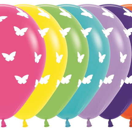 Palloncini Farfalle Mix 30cm 25pz