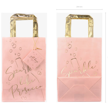 Borsa regalo Prosecco 26cm 6 pezzi