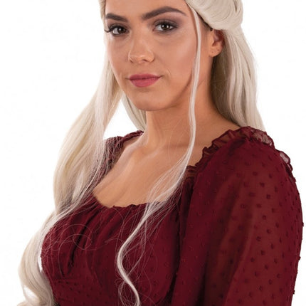 Dainerys Principessa di Dragonstone Parrucca lunga con trecce bionde