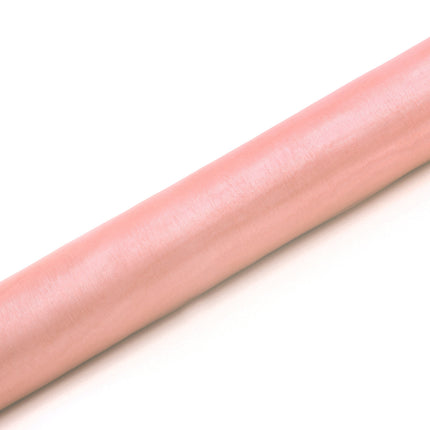 Tessuto Organza Rosa Pastello 36cm 9m