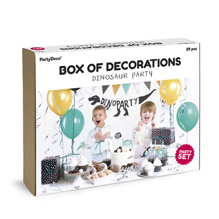 Set di decorazioni di dinosauri 39 pezzi