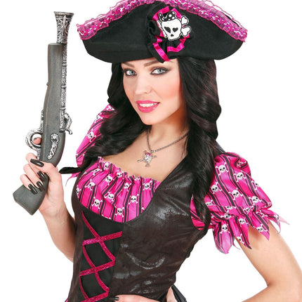 Pistola finta pirata 42 cm