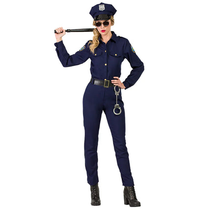 Costume da poliziotto blu da donna