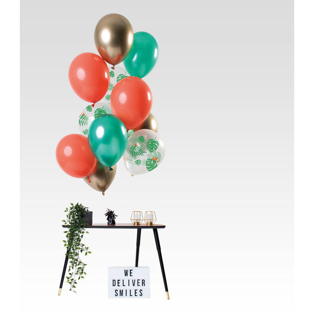 Set di palloncini tropicali 30 cm 12 pezzi