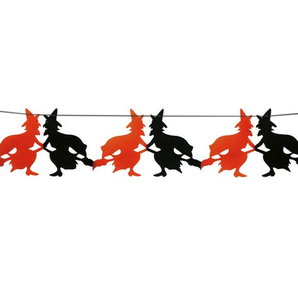 Ghirlanda di Halloween Streghe 3m
