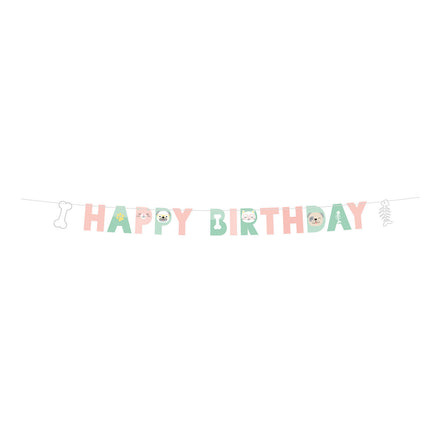 Fionda Hello Pets Letters Happy Birthday 1,8m