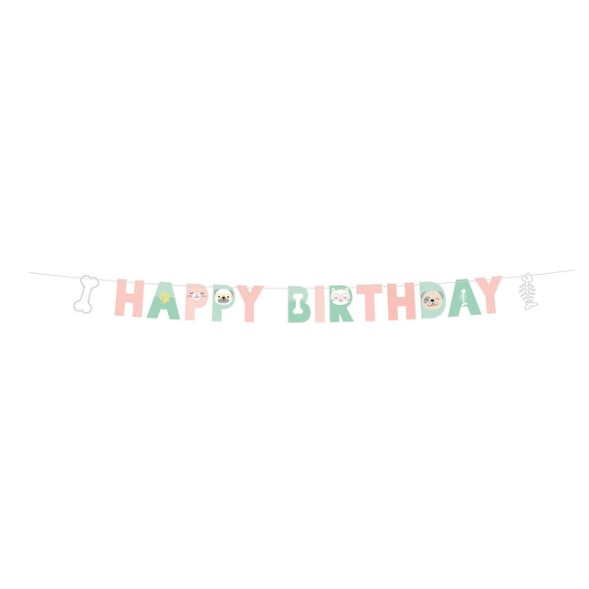 Fionda Hello Pets Letters Happy Birthday 1,8m