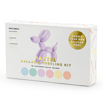 Palloncini da modellare pastello 30pz