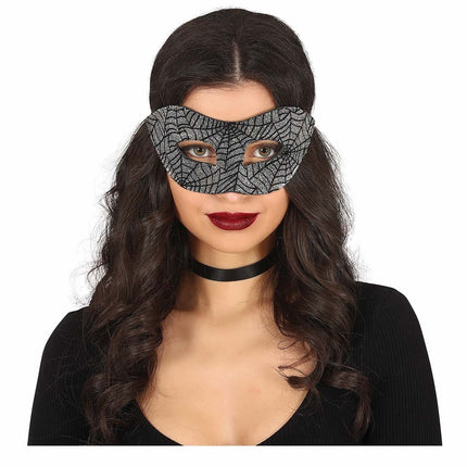 Halloween Maschera per gli occhi Ragnatela