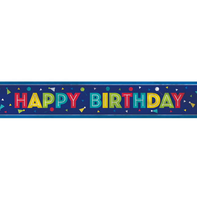Striscione Cappelli per feste di buon compleanno 3,65m