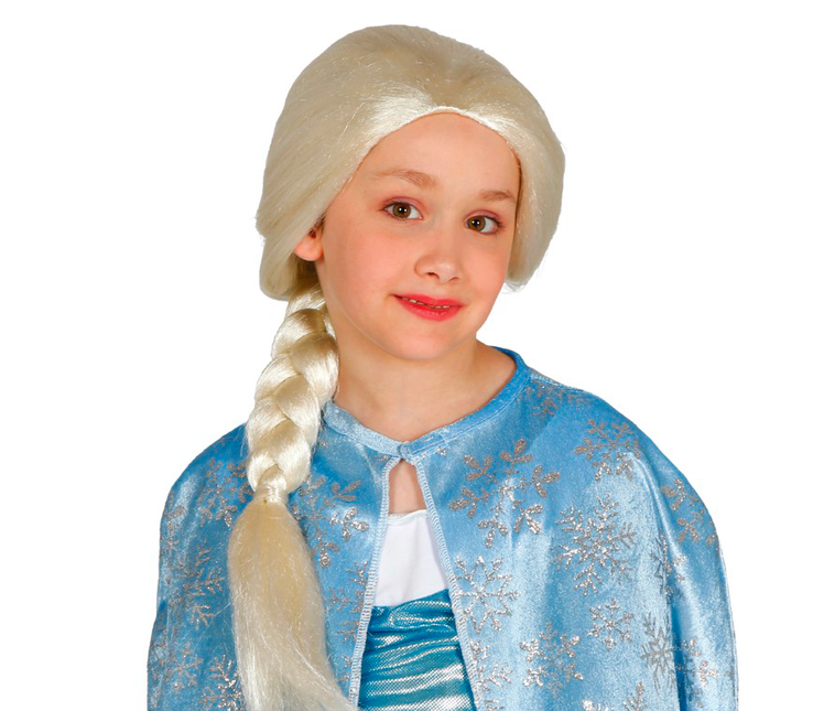 Parrucca da principessa dei ghiacci per bambina