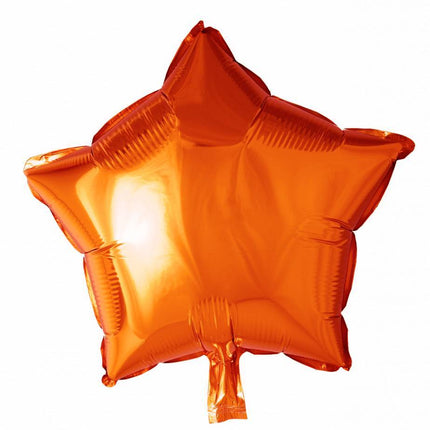 Palloncino ad elio Star Orange 46 cm vuoto
