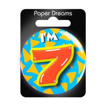 Sono 7 Pulsante 7 anni 5,5 cm