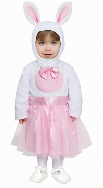 Costume da coniglio per bambini rosa