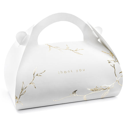 Scatole per torte Thankyou Gold 16cm 10pz