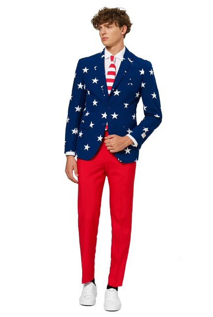 Tuta USA a stelle e strisce da uomo <tc>OppoSuits</tc>