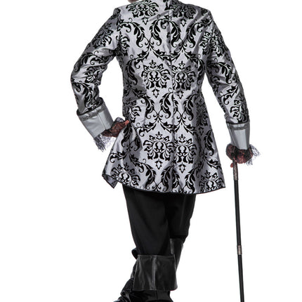 Costume Marquis Grigio Nero Uomo