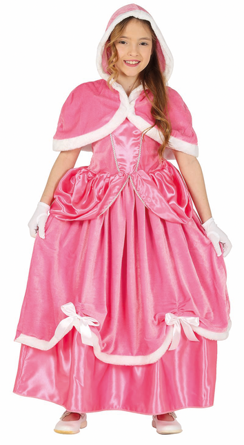 Abito principessa bambino rosa lungo