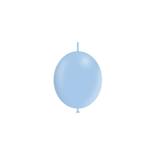 Palloncini a bottone blu 15cm 100pz