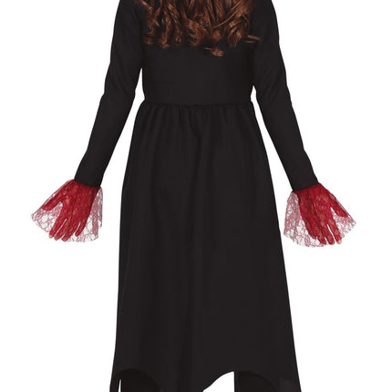 Costume di Halloween gotico da ragazza rosso