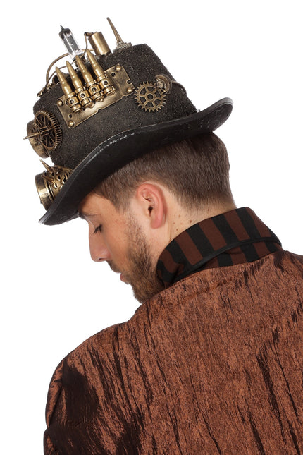 Cappello Steampunk con luce