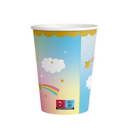 Tazze Unicorno 9cm 8pz