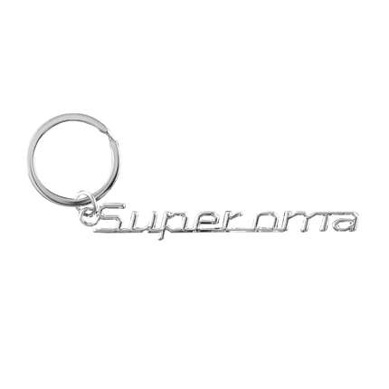 Portachiavi d'argento Super Grandma