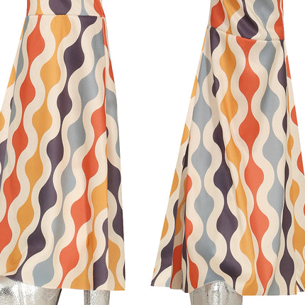 Tuta Disco 70S Colorata Donna