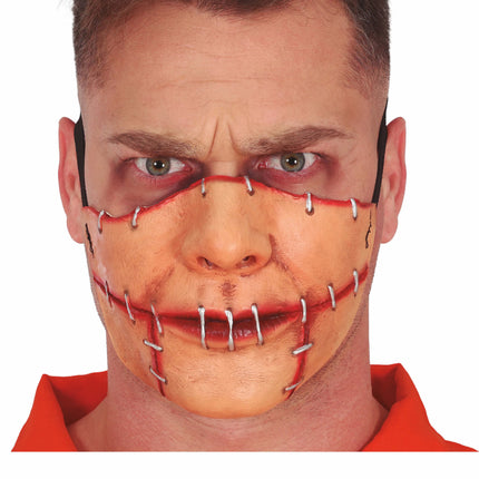 Maschera di Halloween Suture Sangue