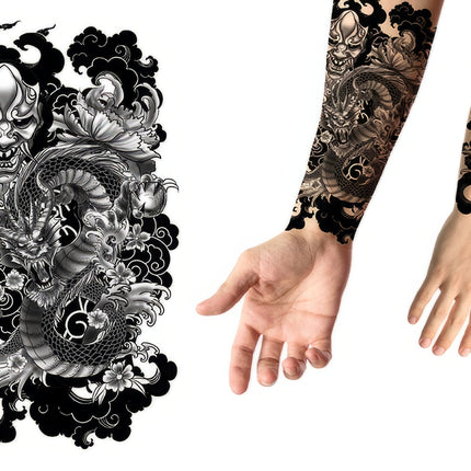 Drago finto tatuato 30 cm