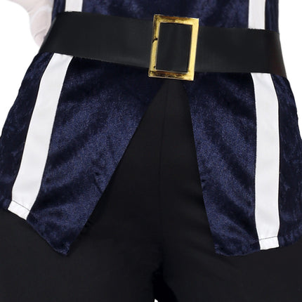 Costume da moschettiere blu da donna