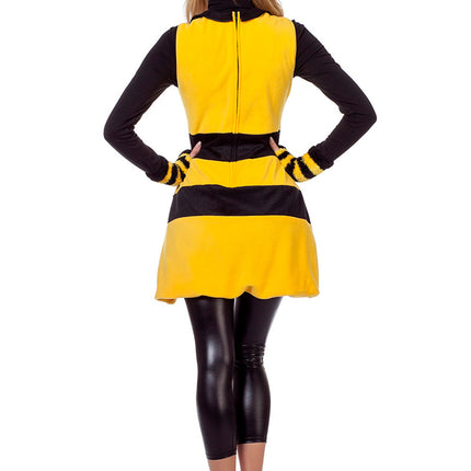 Costume da ape da donna in pile