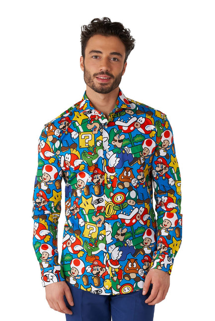 Camicia Super Mario Uomo <tc>OppoSuits</tc>