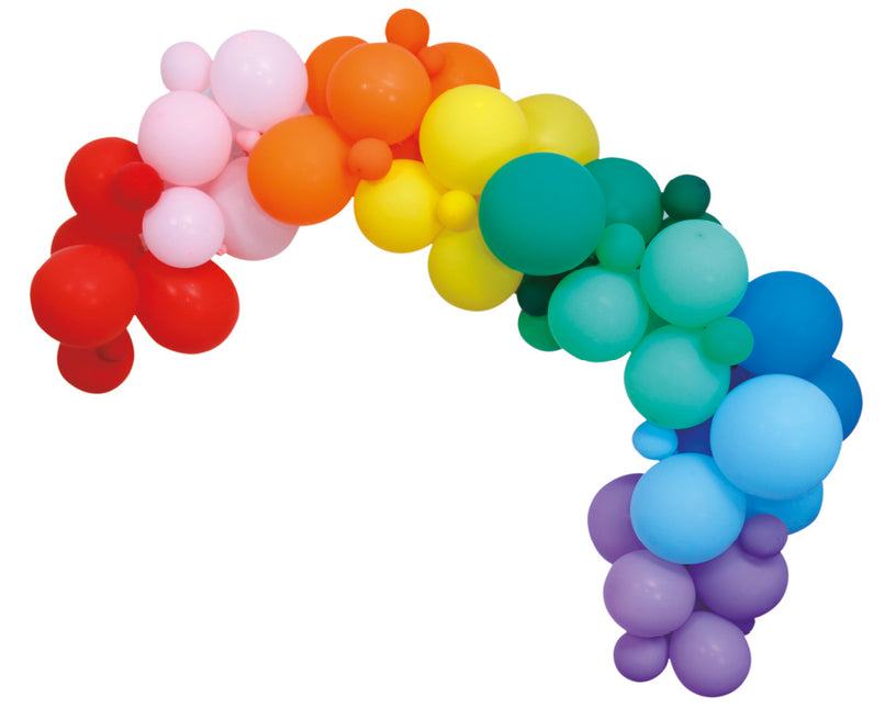 Arco di palloncini fatto in casa Set Arcobaleno 4m