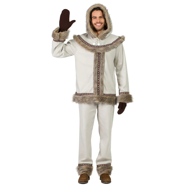 Costume da eschimese uomo grigio
