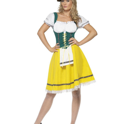 Abito Dirndl Oktoberfest Giallo