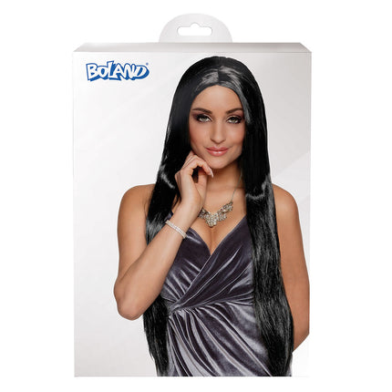 Parrucca capelli lunghi stile nero